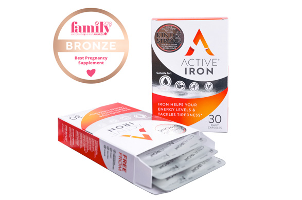 Active Iron wins bronze in Boots Maternity & Infant Awards ‘Best Pregnancy Supplement’