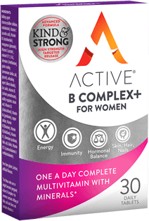 Active B Complex For Women B12 B6 Folic Acid And Vitamin D