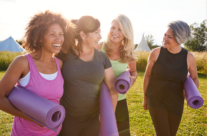 older women yoga perimenopause