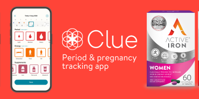 Active Iron Partners with Clue to Help Women Combat Menstrual Fatigue and Manage Reproductive Health