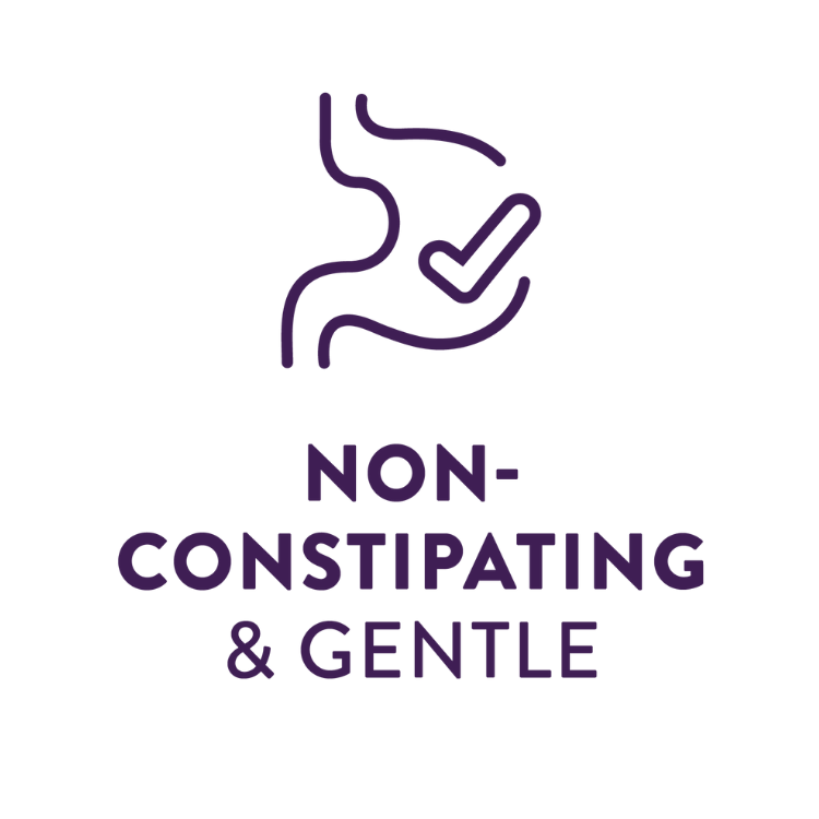 non-constipating and gentle non-constipating and gentle