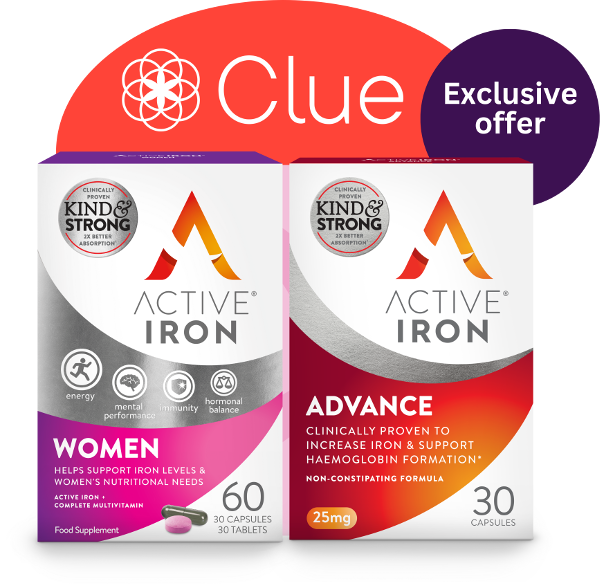 Clue Active Iron Promotion