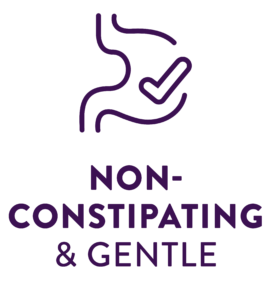 non-constipating and gentle